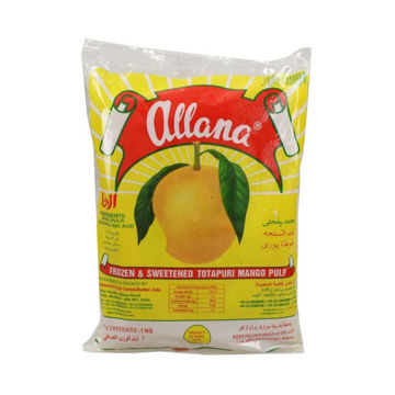 Show details for Allana Frozen Mango Totapuri Pulp 1kg Picture of Allana Frozen Mango Totapuri Pulp 1kg
